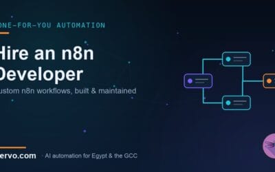 Hire an n8n Developer — Done-For-You n8n Automation Agency (Egypt & GCC) | J. Servo