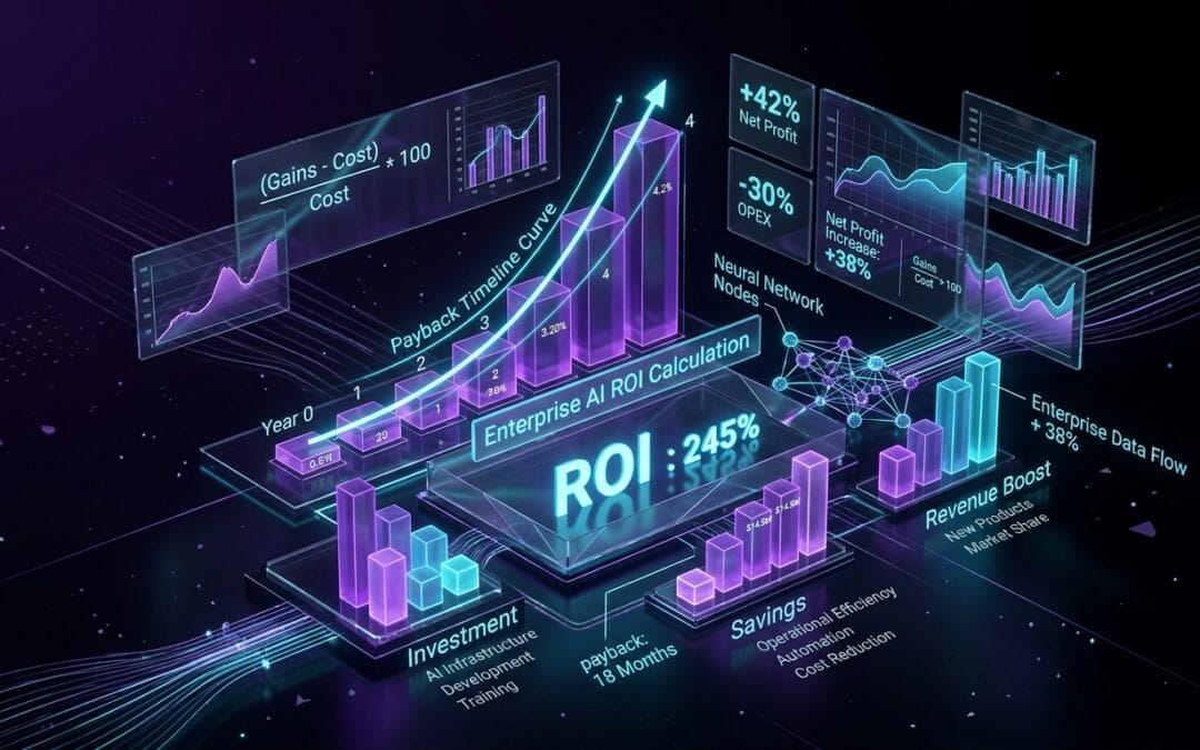 Enterprise AI ROI calculator and payback modeling