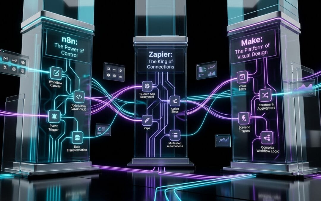 n8n vs Zapier vs Make AI Automation 2026